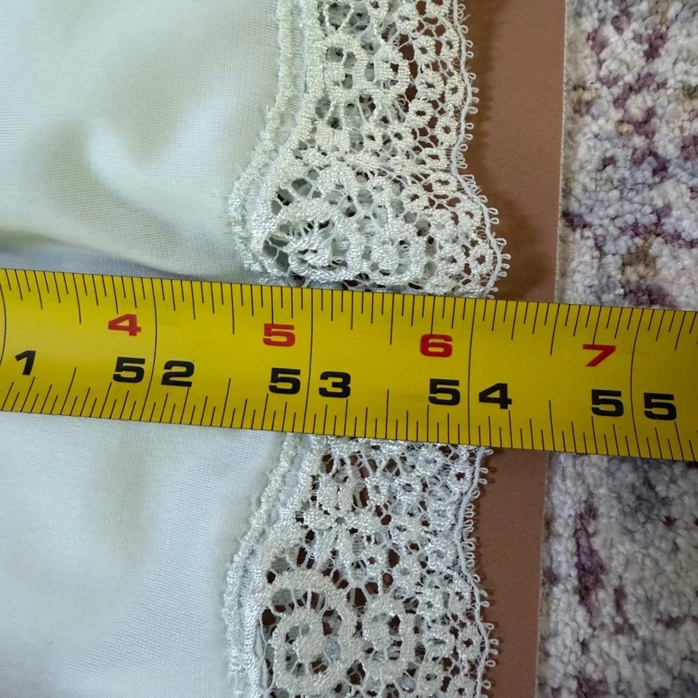 Vintage Shadowline Mint Green Lace Peignoir Nightgown Robe Set Medium USA Nylon